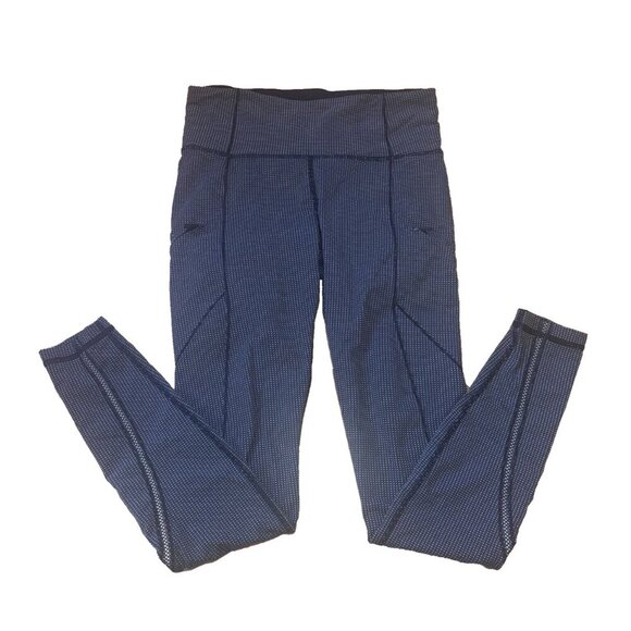 Lululemon Cadence Crusher Tight Size 6 Power Luxtreme Tiny Geo Black White - Picture 6 of 10